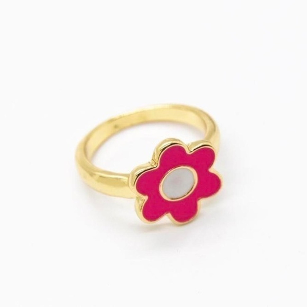 Pink Flower Ring - Picture 3 of 4